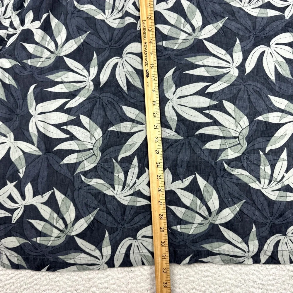 VTG Tommy Bahama Hawaiian Camp Shirt Men's 2XL Silk Floral Tropical Cruise Aloha